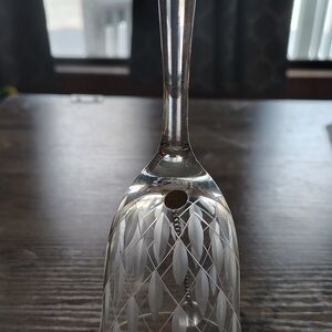 Elegant Silver Wine Glass